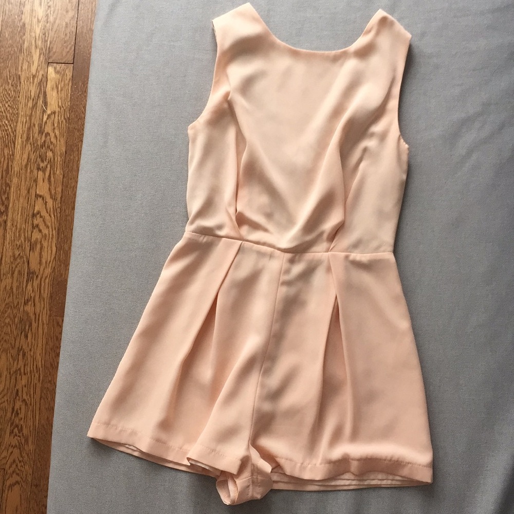 Topshop blush jumpsuit